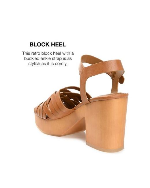 Journee Collection Brown Tru Comfort Foam Adsn Sandal