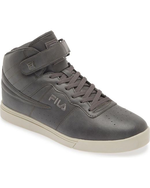 Fila high tops grey online