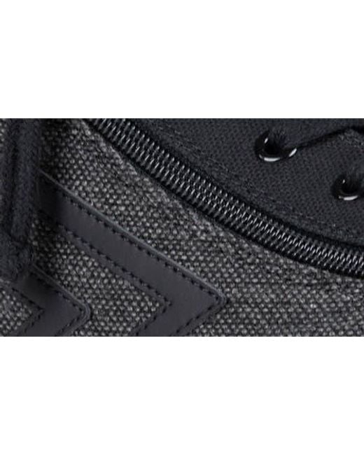 BILLY Footwear Black Canvas Low Sneaker for men