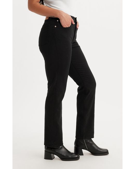 Levi's Black 501® Original High Waist Straight Leg Jeans