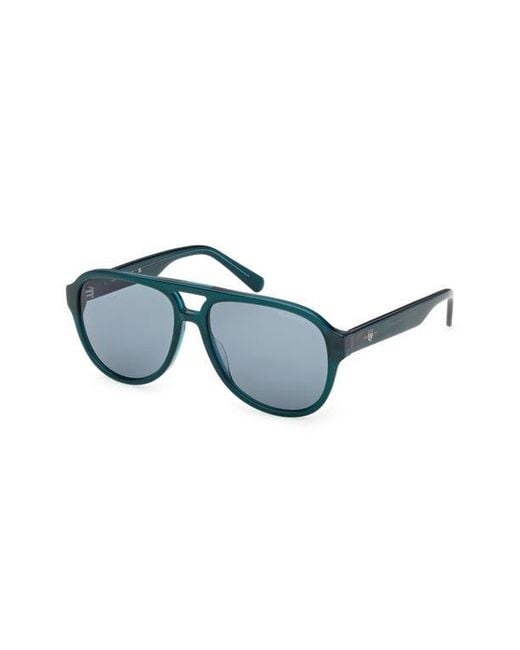 Gant Blue Pilot Sunglasses for men
