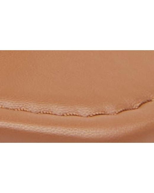 Stuart Weitzman Brown Benni Slingback Flat Sandal