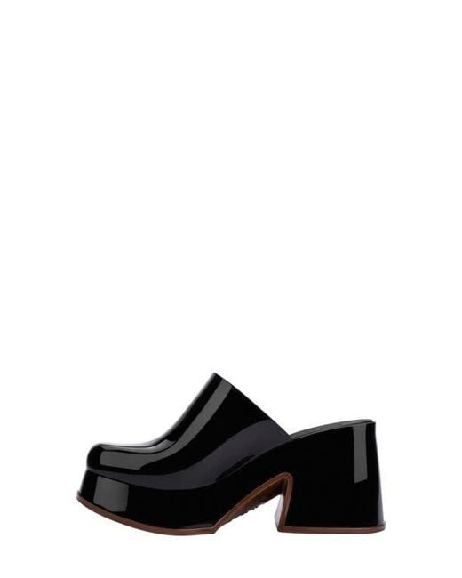 Melissa Black Mia Platform Mule