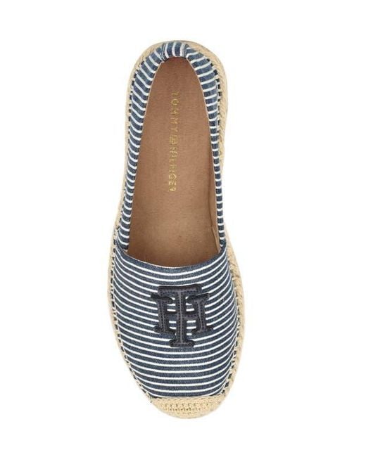 Tommy Hilfiger Blue Peanni Espadrille Flat