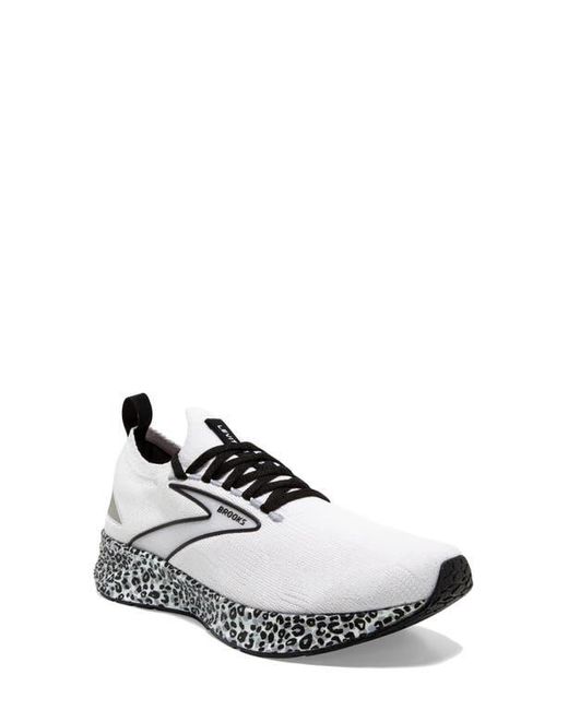Brooks White Levitate 6 Stealthfit Running Shoe