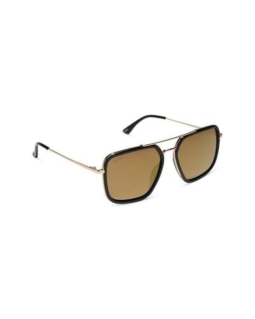 DIFF Brown Jesse Navigator Sunglasses