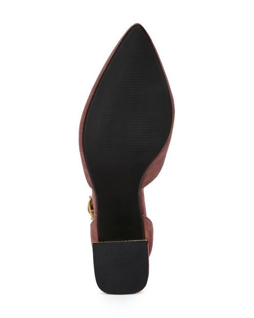 LONDON RAG Brown Rory Pointed Toe Pump