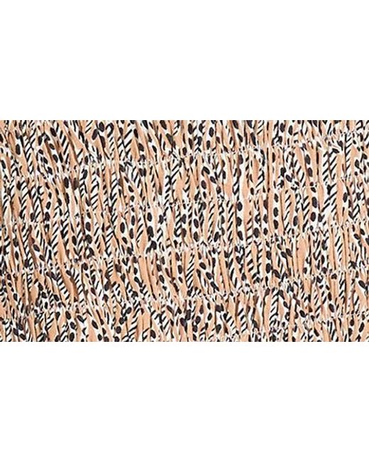 The Good Journey Natural Smocked Long Sleeve Maxi Dress