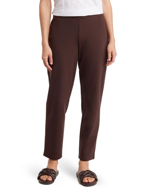 Eileen Fisher Red Slim Ankle Pants