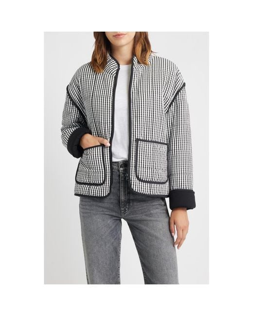Thread & Supply Gray Quilted Jacket