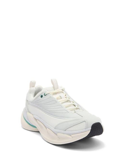 Hoka One One White Elevon X Platform Sneaker