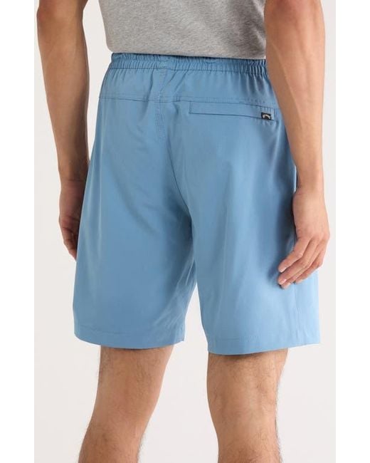 Billabong Blue Dexter Hybrid Shorts for men