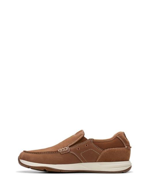 Clarks Brown Sailview Step Slip-On for men
