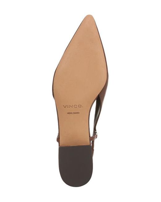 Vince Brown Ines Slingback Pointed Toe Flat