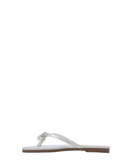 Bebe White Sandal