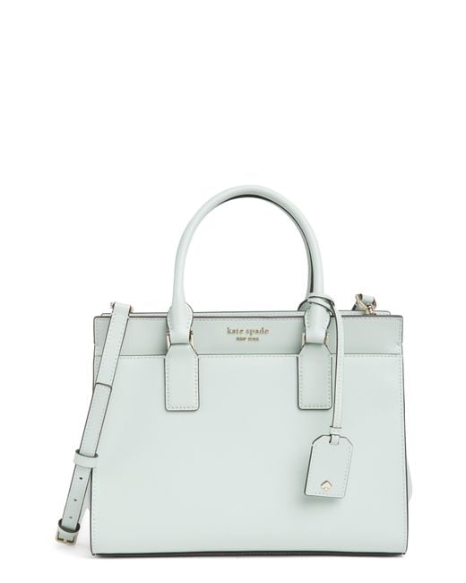Kate Spade Cameron Medium Leather Satchel in White Lyst