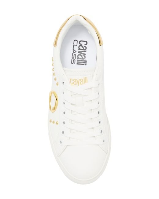 roberto cavalli sport netted colorblock sneaker
