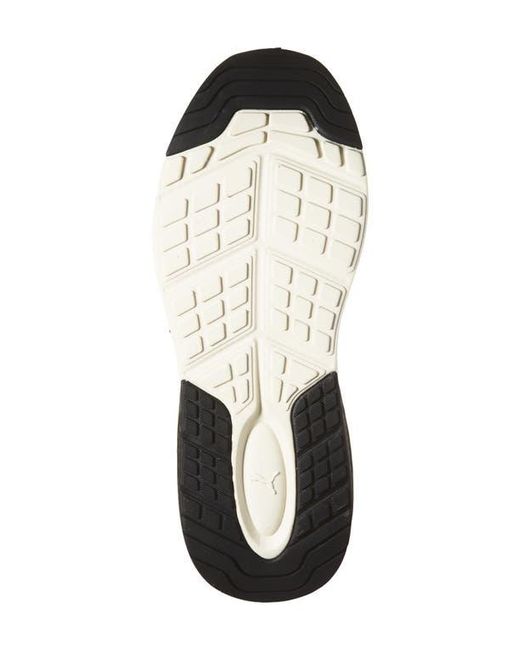 PUMA White Amplifier Knit Sneaker for men