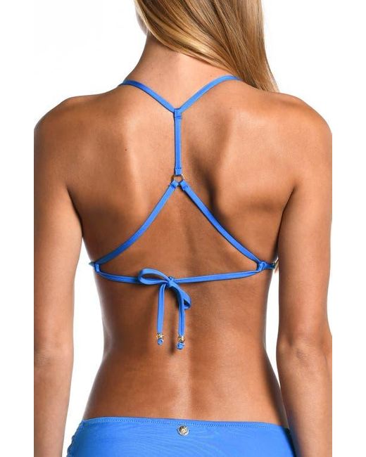Sunshine 79 Blue Triangle Slider Bikini Top
