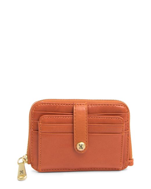 Hobo International Katya Credit Card Holder In Amber At Nordstrom Rack