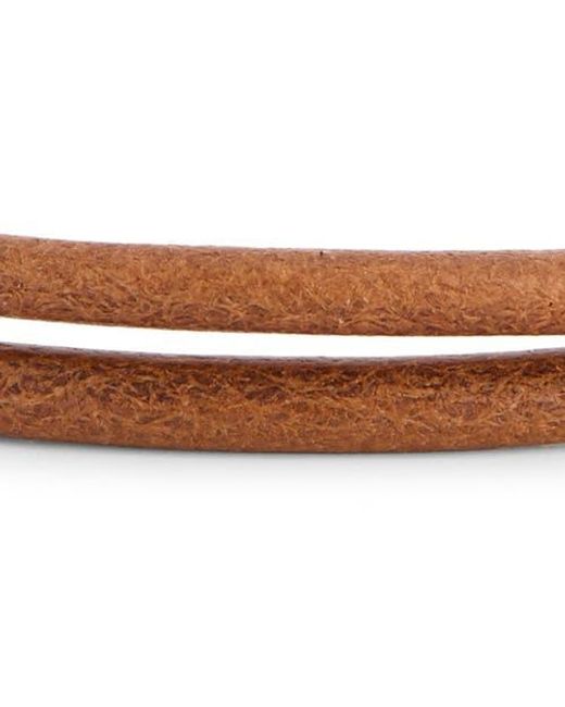 Caputo & Co. Blue Swivel Craftman Leather Bracelet for men