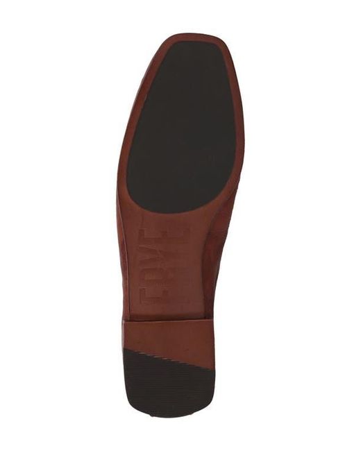 Frye Brown Claire Flat
