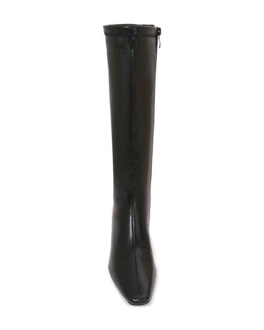 BERNESS Black Square Toe Boot