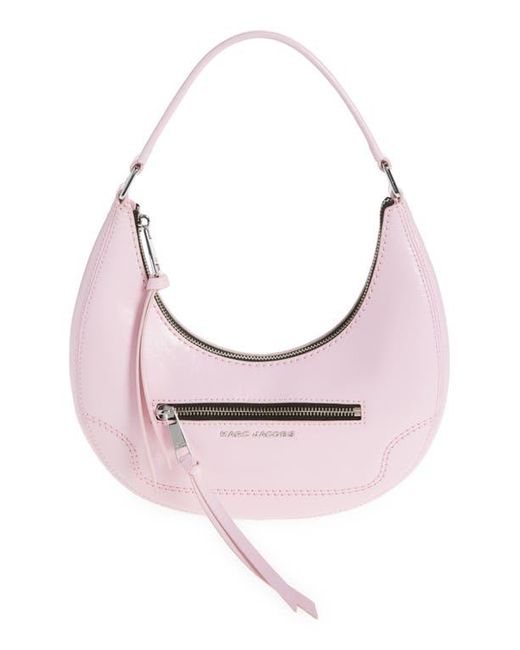 Marc Jacobs Pink Small Crescent Shoulder Bag