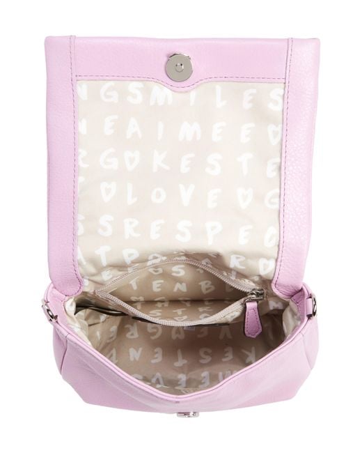 Aimee Kestenberg Pink Wonder Double Zip Crossbody Bag