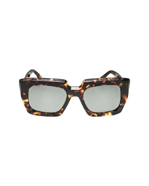 Retrosuperfuture Brown 52Mm Square Sunglasses