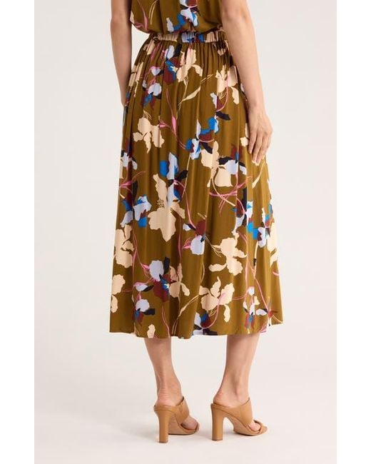 DR2 by Daniel Rainn Multicolor Button Front Skirt