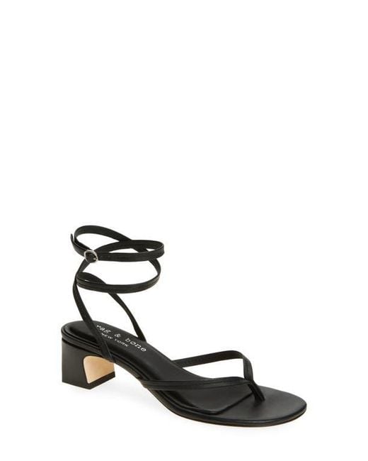 Rag & Bone White Gemma Ankle Strap Sandal