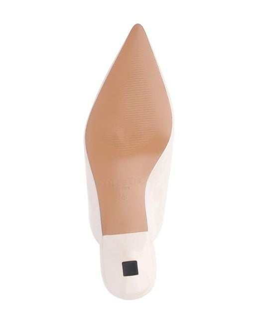 TORGEIS White Tamyra Pointed Toe Pump