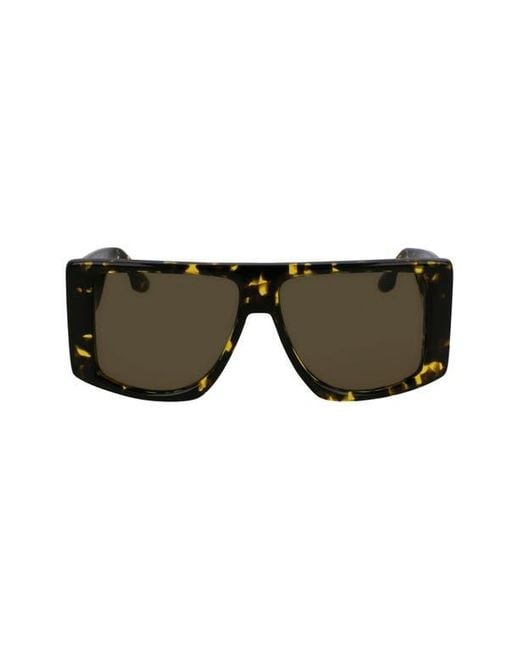 Victoria Beckham Multicolor Vb Monogram 51Mm Rectangular Sunglasses