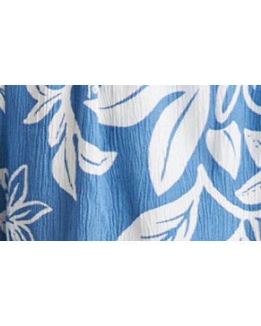 Faherty Brand Blue Surfrider Cabana Pull-On Shorts