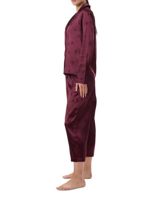 Splendid Satin Jacquard Pajama Set in Red Lyst