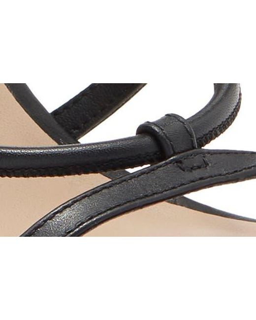 Stuart Weitzman Black Nilla 75 Block Sandal