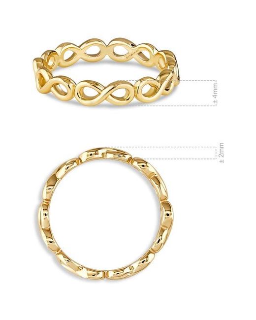 DEVATA Metallic Eternity Band Ring