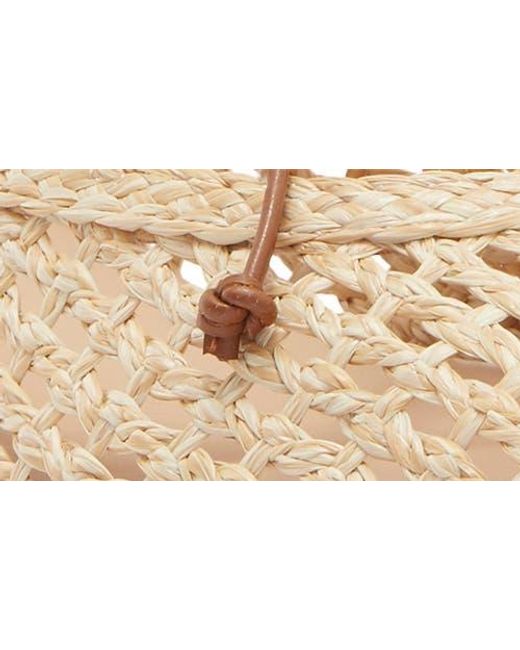 Steve Madden Natural Leelo Woven Flat