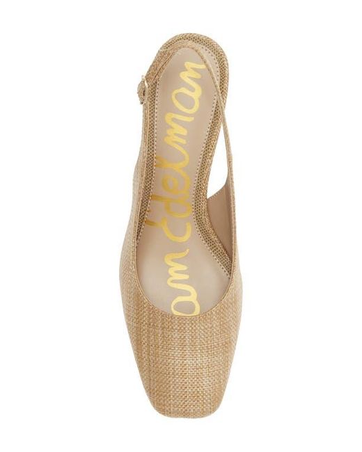 Sam Edelman Natural Terra Slingback Pump