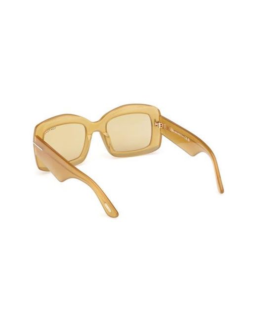 Tom Ford Natural 83Mm Square Sunglasses