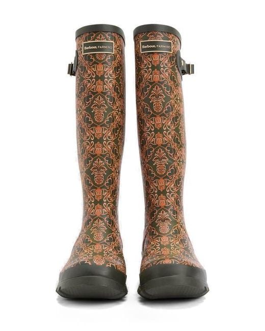 Barbour Brown High Boots