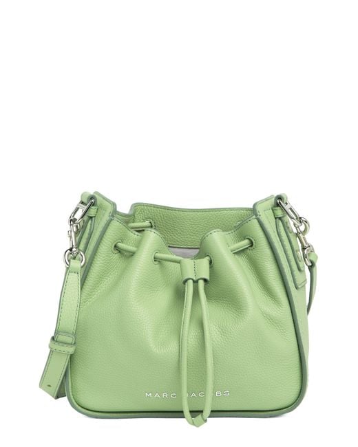 Marc Jacobs Green Leather Mini Bucket Bag In Mint At Nordstrom Rack