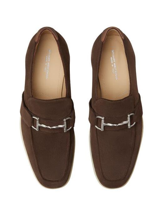 Stuart Weitzman Brown Aurelio Loafer for men