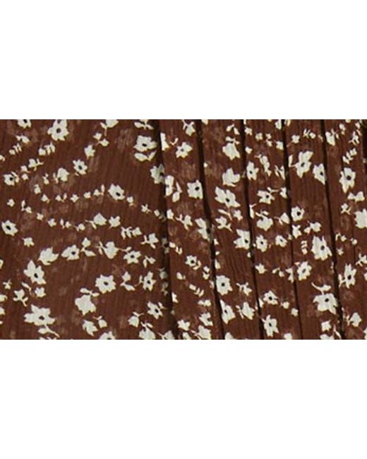 Rag & Bone Brown Amaris Pintuck Top