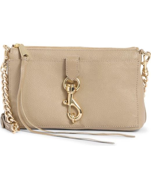 Rebecca Minkoff Natural Megan Top Zip Crossbody Bag