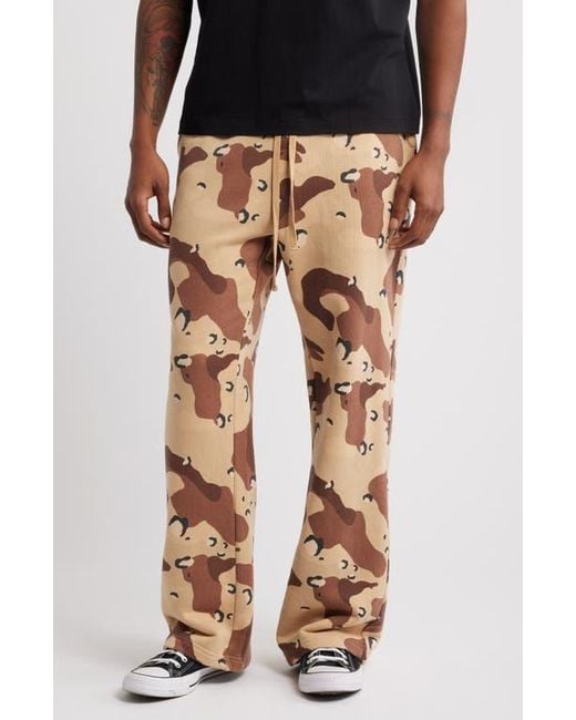 Elwood Black Core Organic Cotton Straight Leg Sweatpants for men