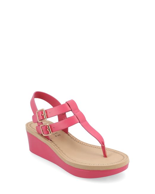 Journee collection bianca wedge sandal new arrivals