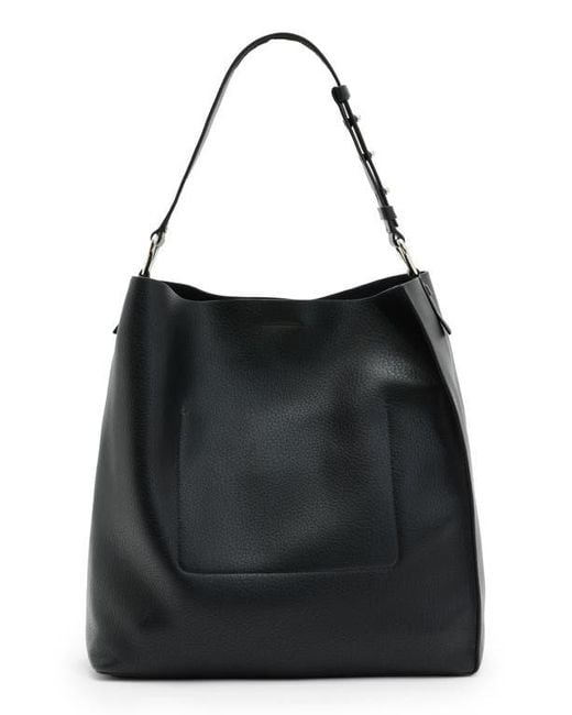 All saints captain leather tote online