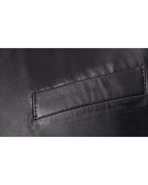 VELLAPAIS Black Lanier Leather Jacket for men